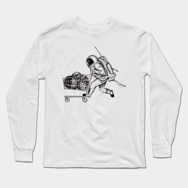 astronaut Long Sleeve T-Shirt by rudoi